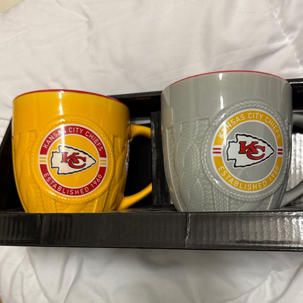 NFL KC Chiefs Sweater Mug Set